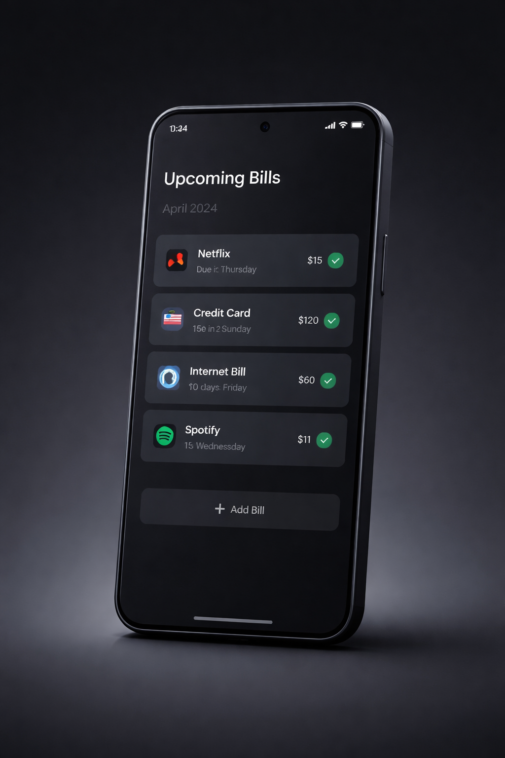 Bill Reminder App preview